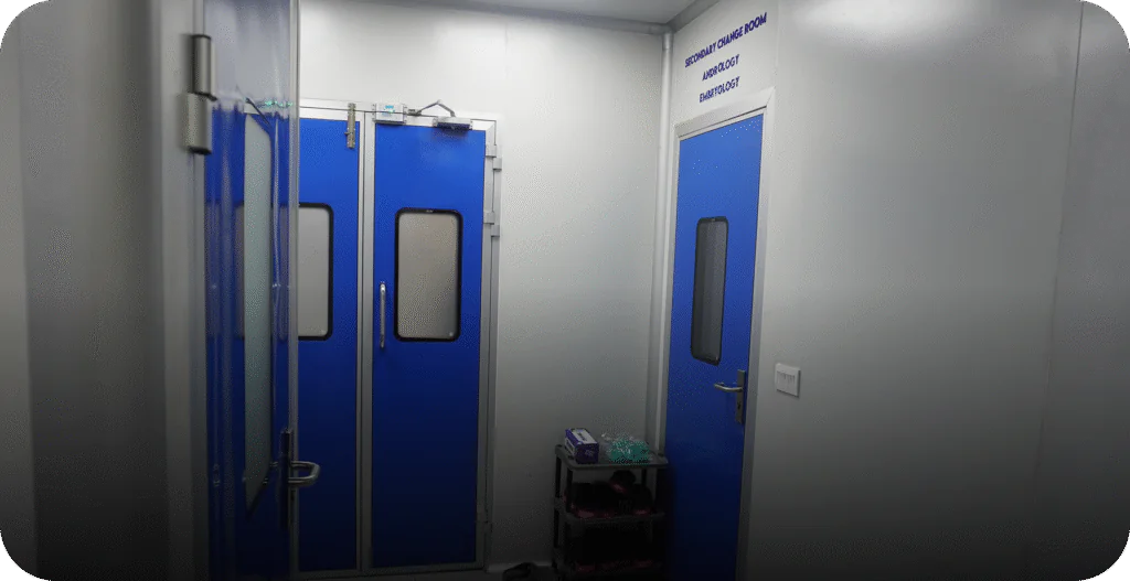 Secondary Change Room for Andrologists and Embryologists - AAS Fertility